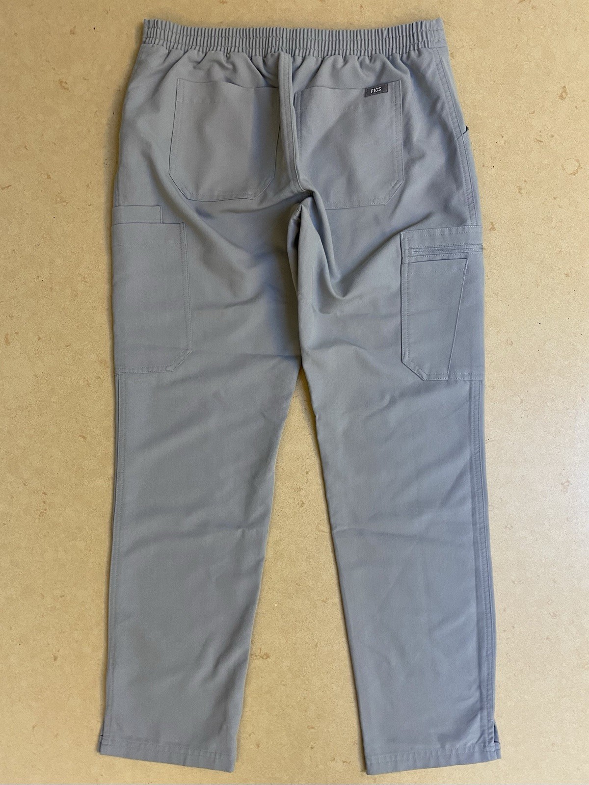 FIGS Yola Skinny Scrub Pants TW2000P Cement Gray #1367 Women’s Small Petite