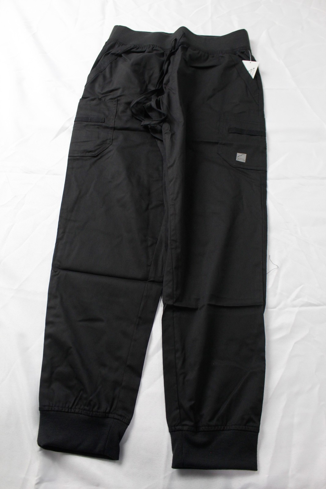 Butter-Soft Women’s Stretch 5-Pocket Cargo Scrub Pants JL3 Black Small NWT