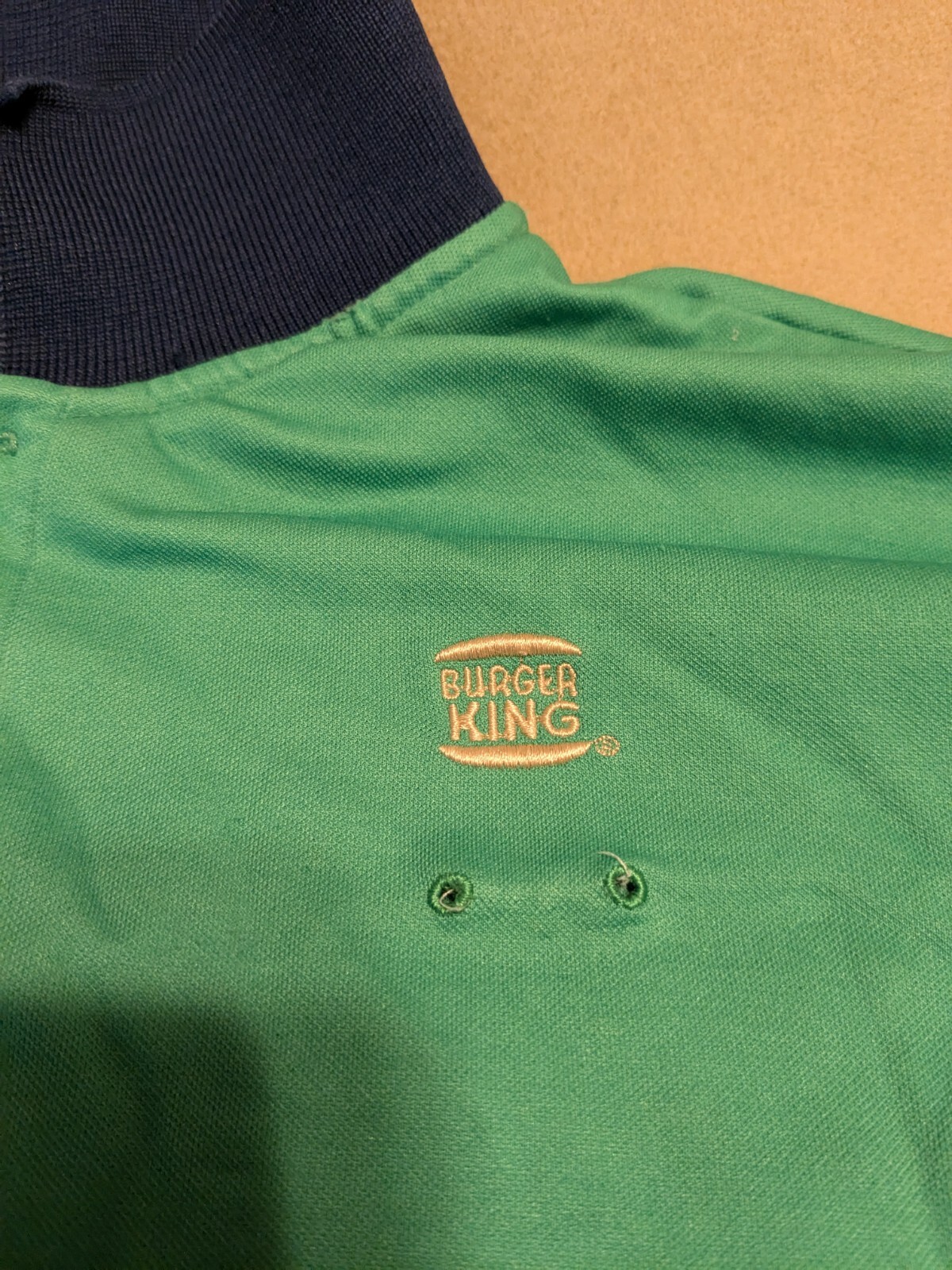 Vtg 80’s BURGER KING Uniform MED. I Think It’s A Female Size. Polo, Brim, Scrubs