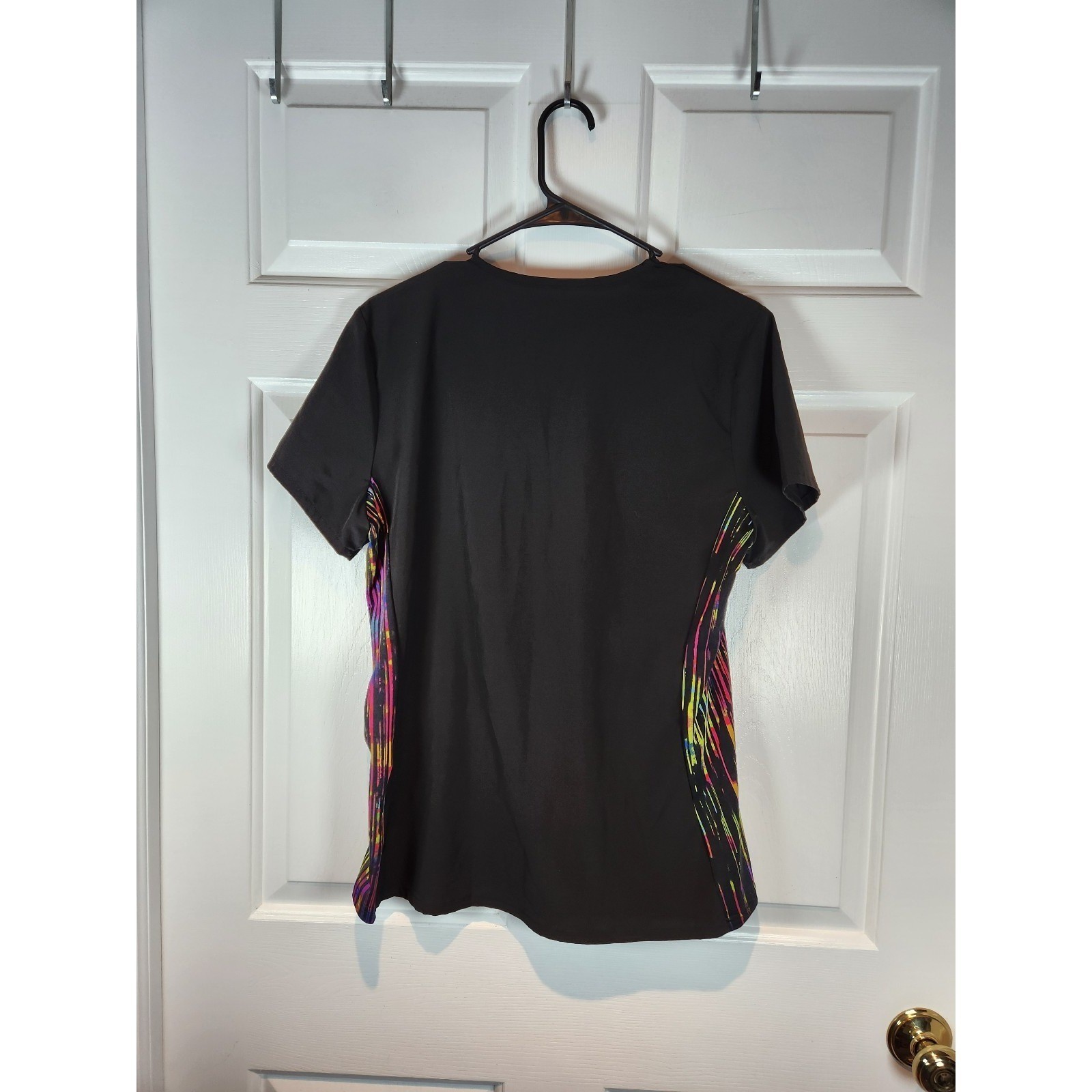 NWOT Women’s sz M GT Performance Black Short Sleeved Scrub Top Shirt
