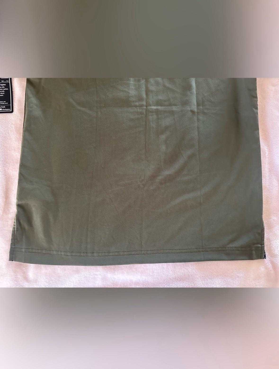 Koi Next Gen Men’s V-Neck Scrub Top Size S Olive Solid Poly Blend 671-057