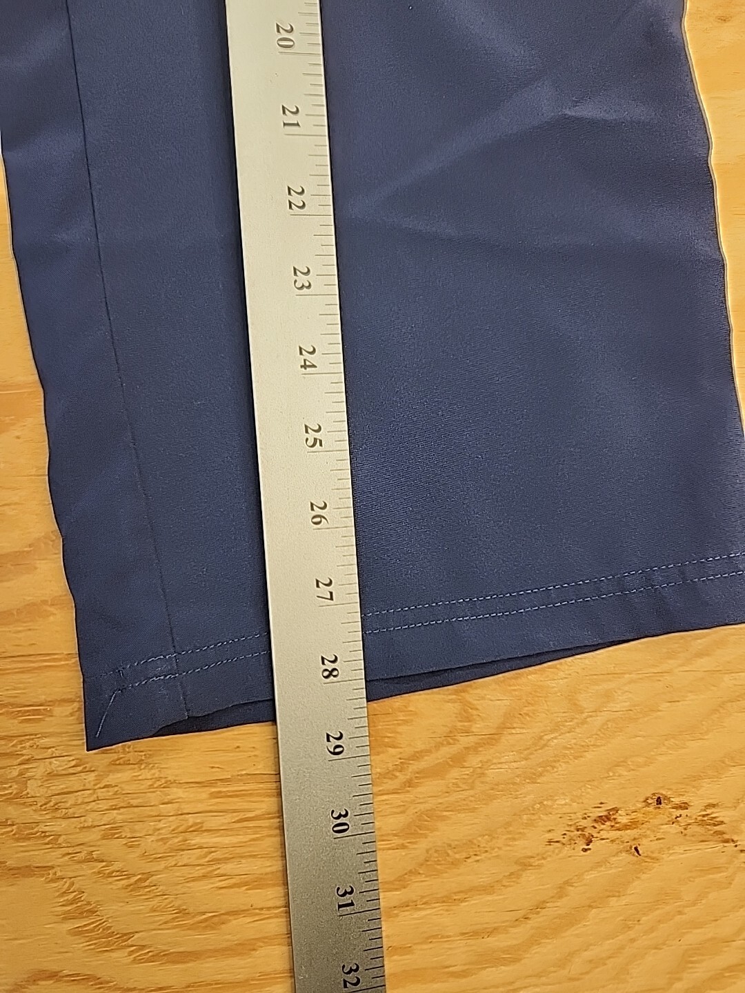 Activate Blue Poly Blend Medical Dental Vet Scrub Bottoms Womens Small 30 x 29
