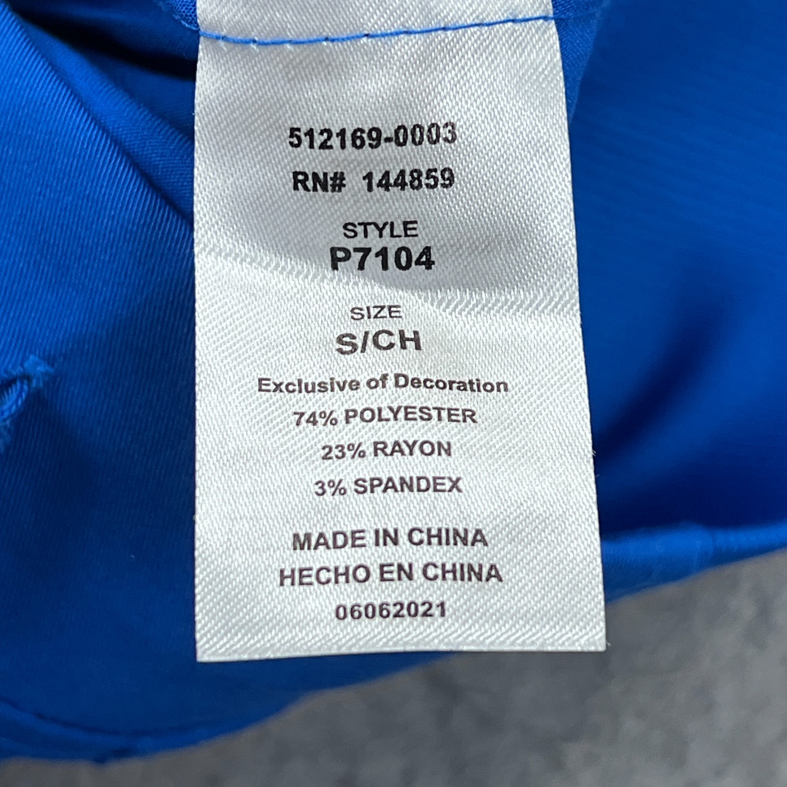 Adar Pro Scrub Pants Womens Small Royal Blue Tailored Fit Medical Uniform Jogger