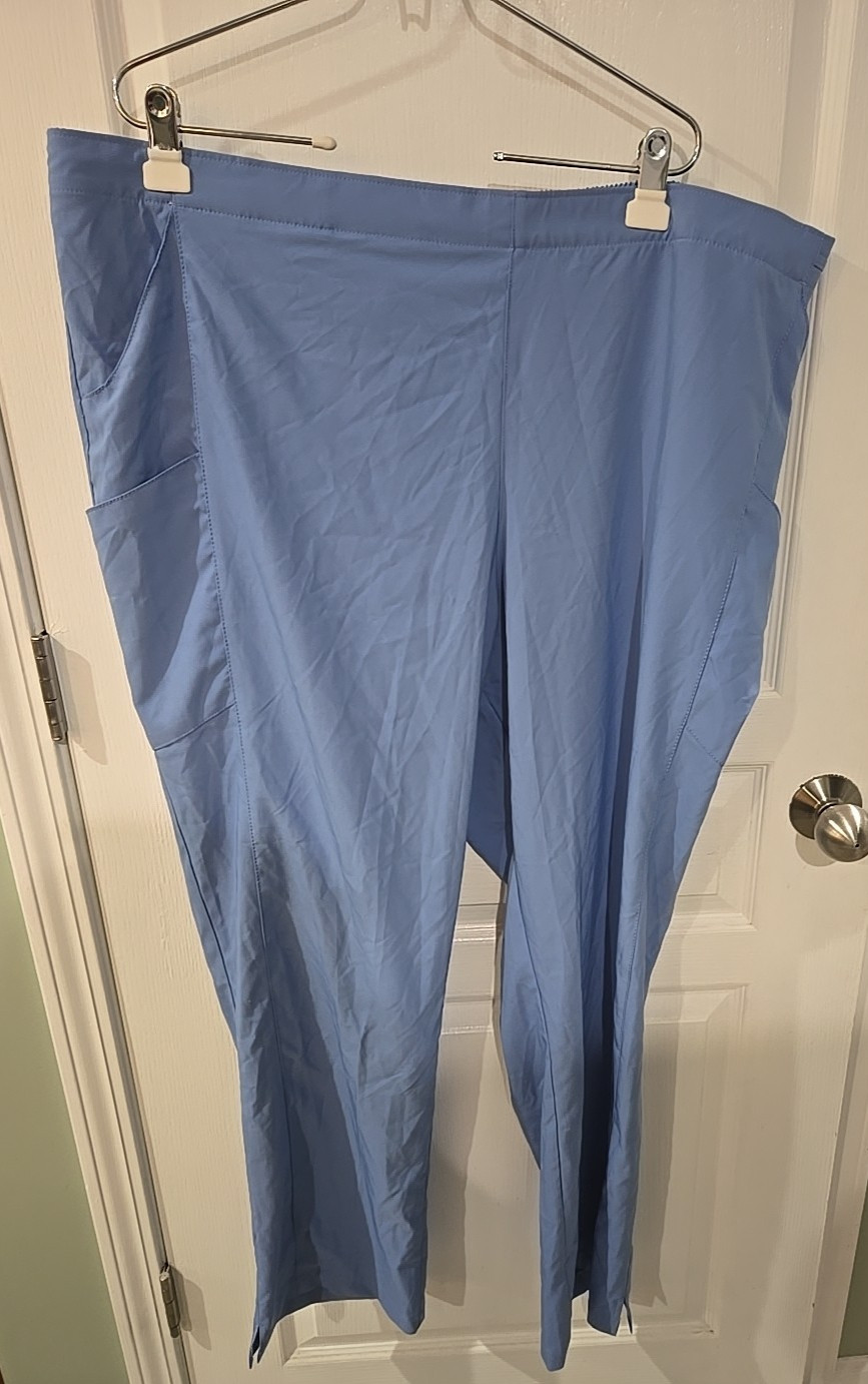 Wonder Wink W123 Ladies Scrub Pant #5155 Multiple Sizes (plus fit) Ceil Blue
