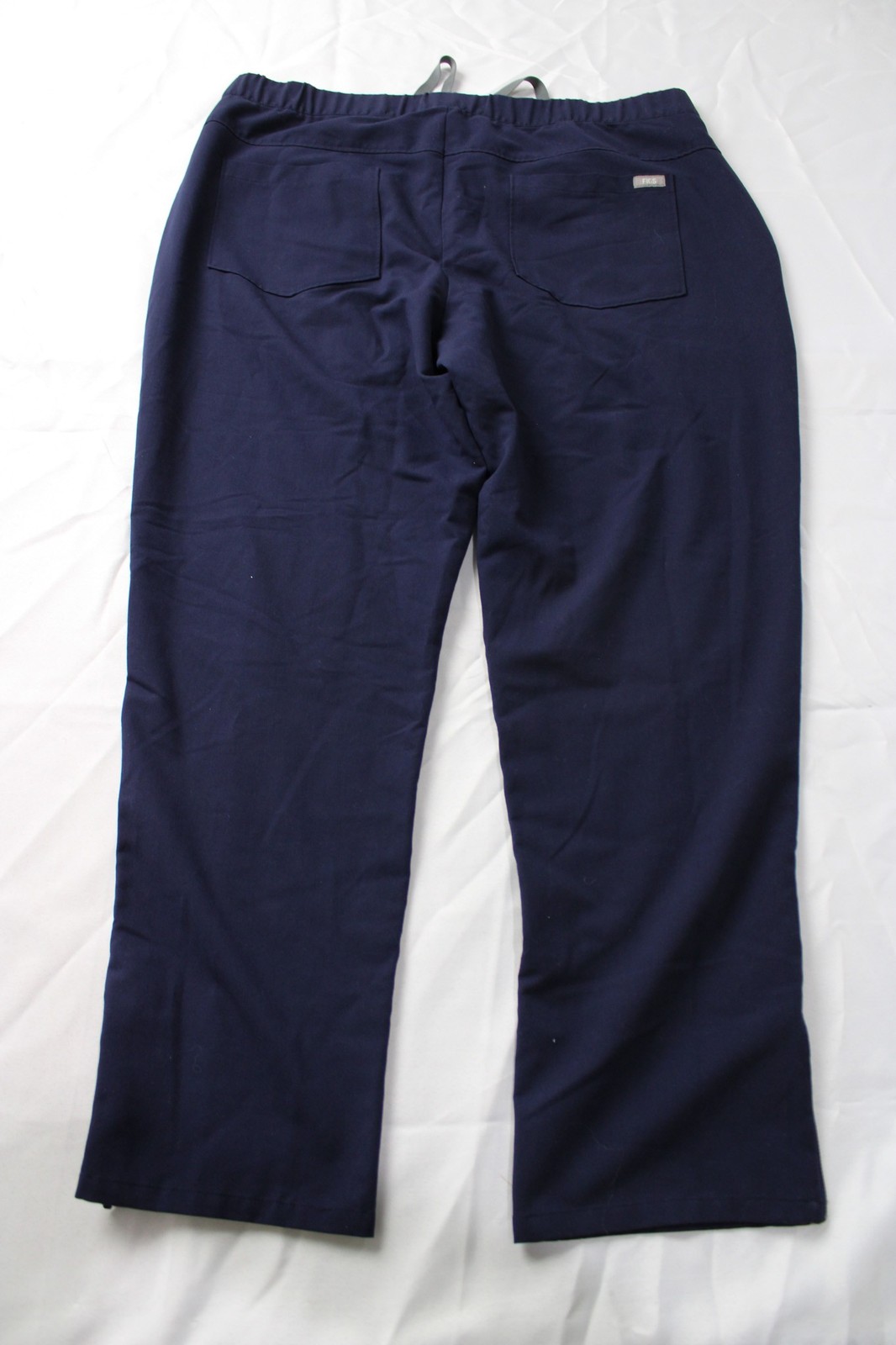 FIGS Women’s Cobija Ankle Zip Tapered Leg Scrub Pants MS7 Navy Blue Size XL