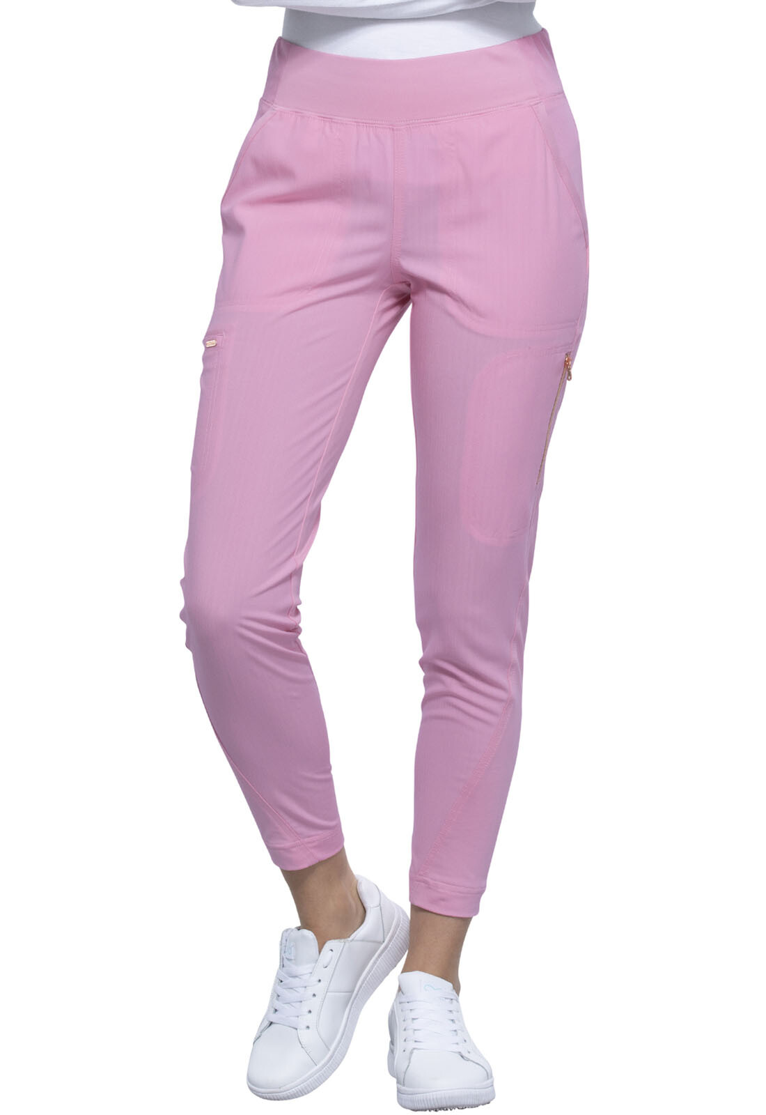Rose Blossom Cherokee Scrubs Statement Mid Rise Pull On Pant CK175 RBSM