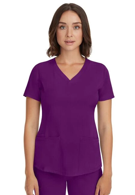 Healing Hands Women’s HH Works Comfort V Neck Monica Scrub Top 2500 A10