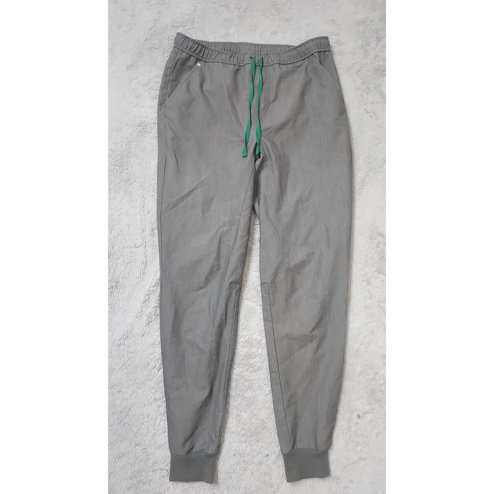 Figs Pants Men Large Tall LT Scrub Jogger Gray Tansen Tapered Drawstring Medical