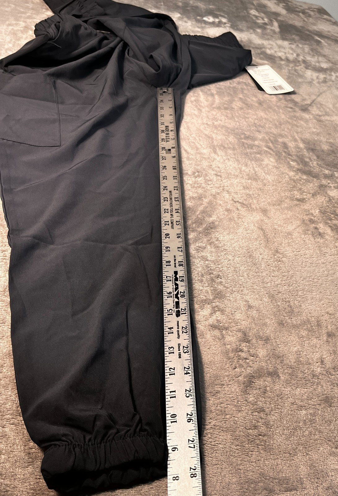 GT Performance Yoga Waistband Jogger Scrub Pants Sz XLP Petite Pewter Cargo NWT