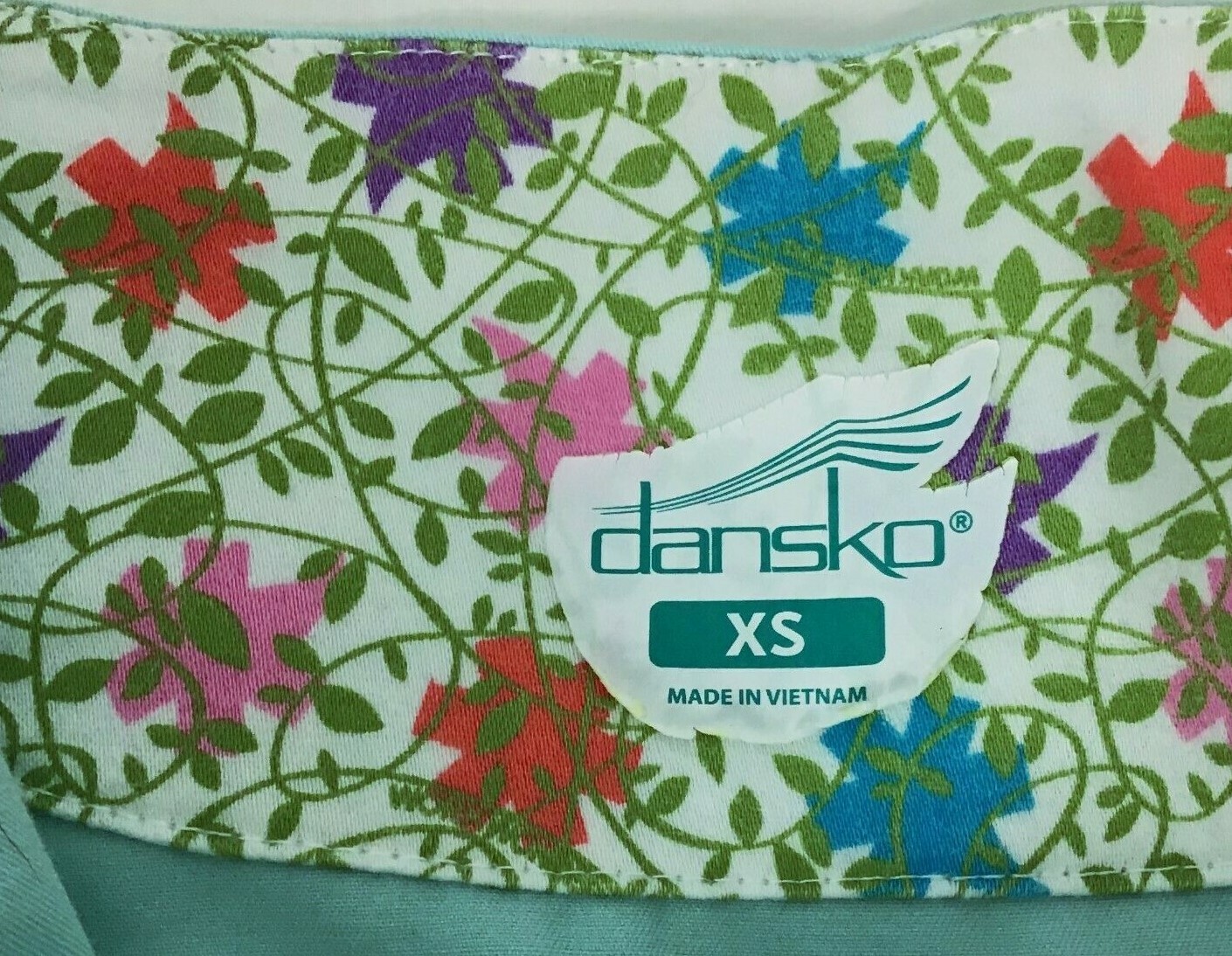 Dansko Scrub Top Womens Size XS Short Sleeve Pockets Medical Uniform