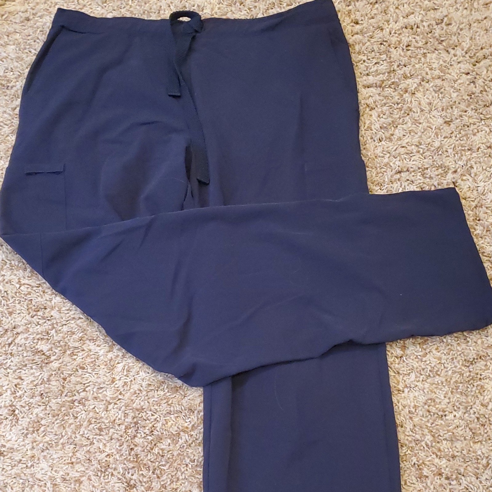 Medline Unisex Navy Polyester Knit Scrub Pants Size M MPN 57004NVYM