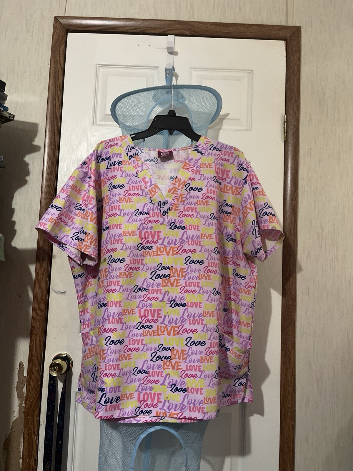 Divine Curves Love Scrub Top 3X