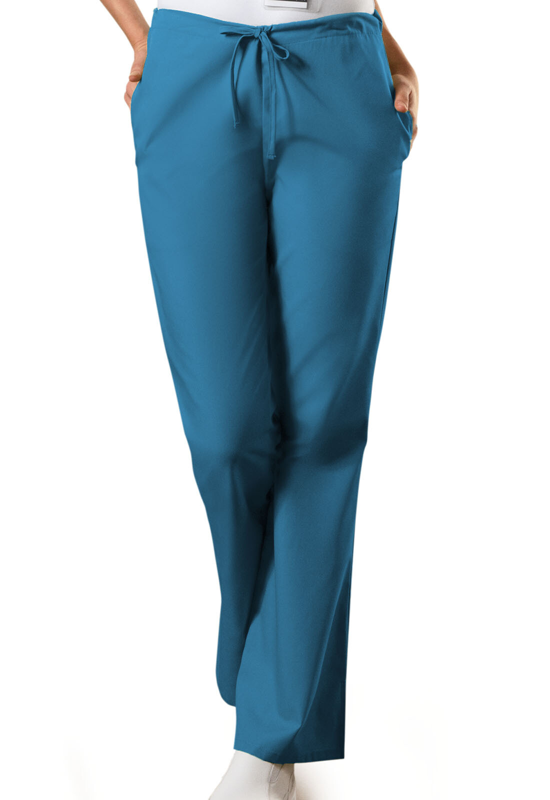Cherokee Workwear NaturalRise FlareLeg DrawstringPant Tall 4101T CARW Caribbean