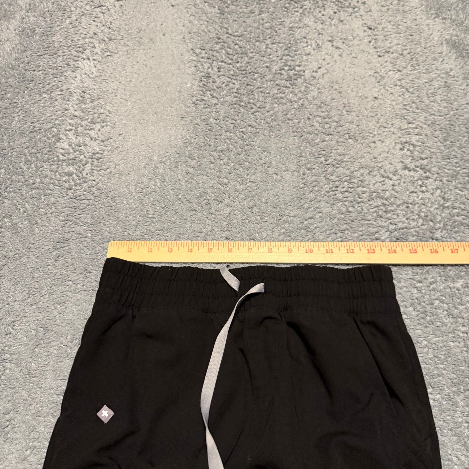 Figs Scrub Pants Womens Small Petite Black Jogger Ankle