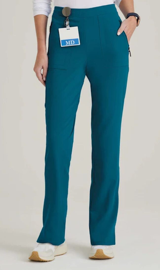 Barco Scrubs 601 Flat Front Scrub Pant in “Bahama” Size M
