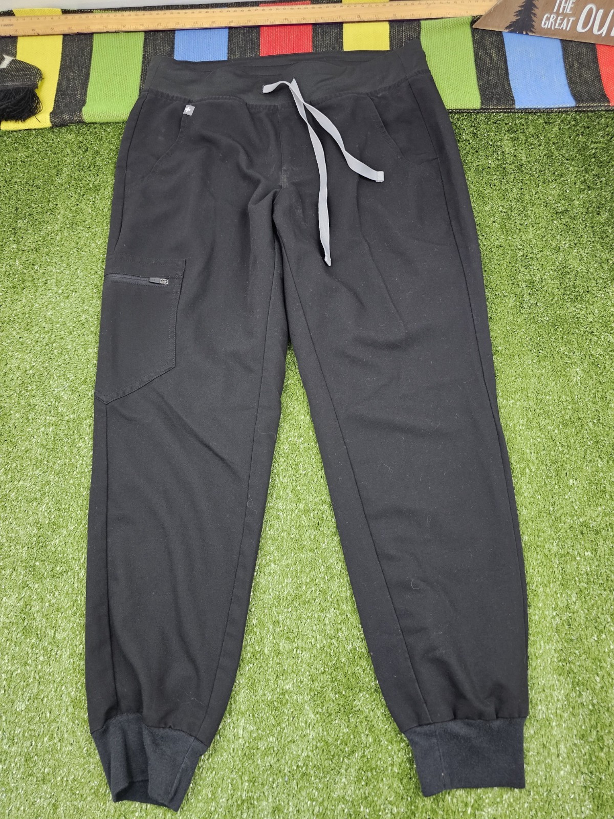 figs womens scrubs joggers ankle small petite black medical nurse uniform