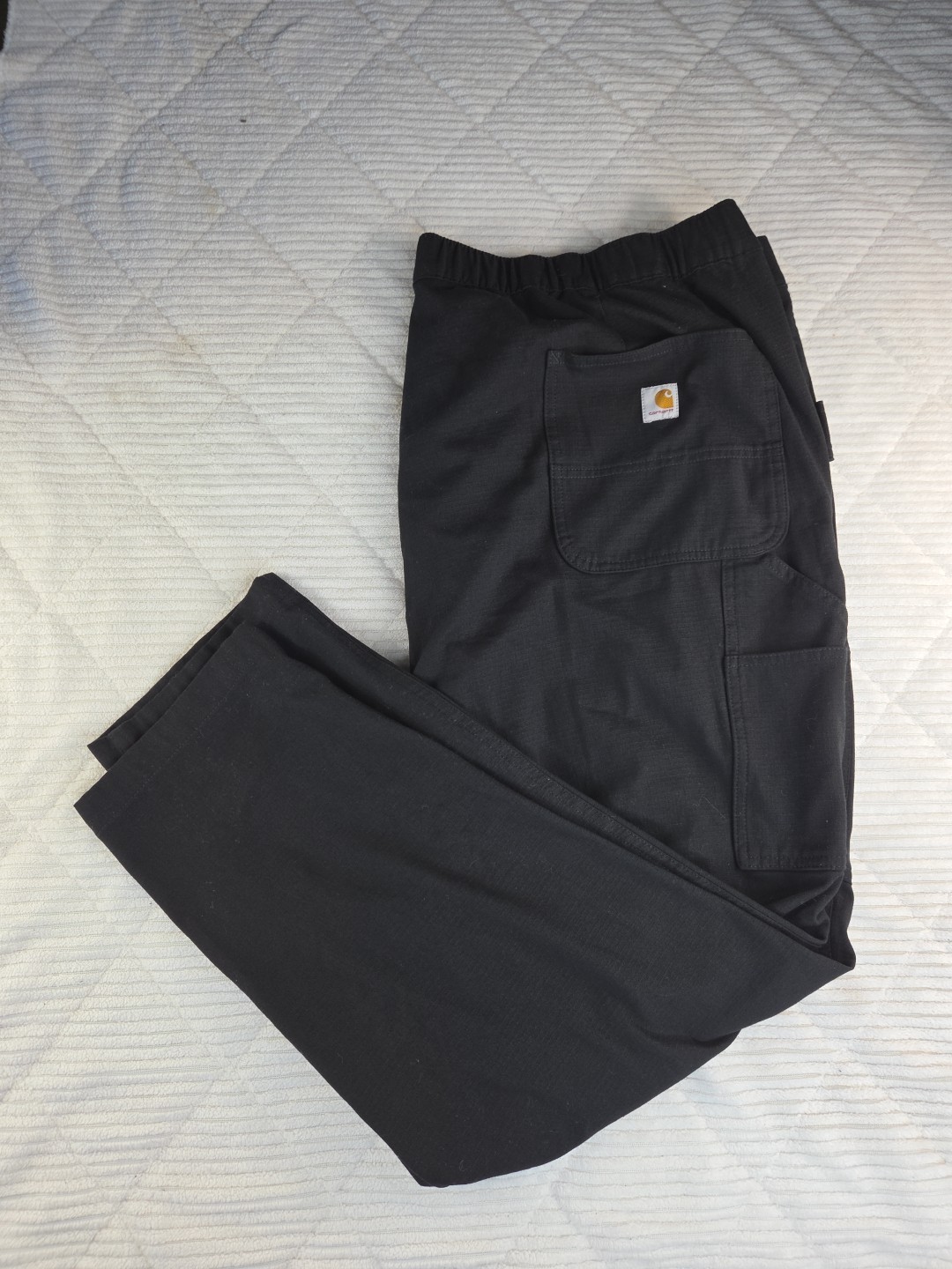 Carhartt Relax Fit lPants Men’s 2XL Black Ripstop Scubs Nurse Outdoors BN6194-W