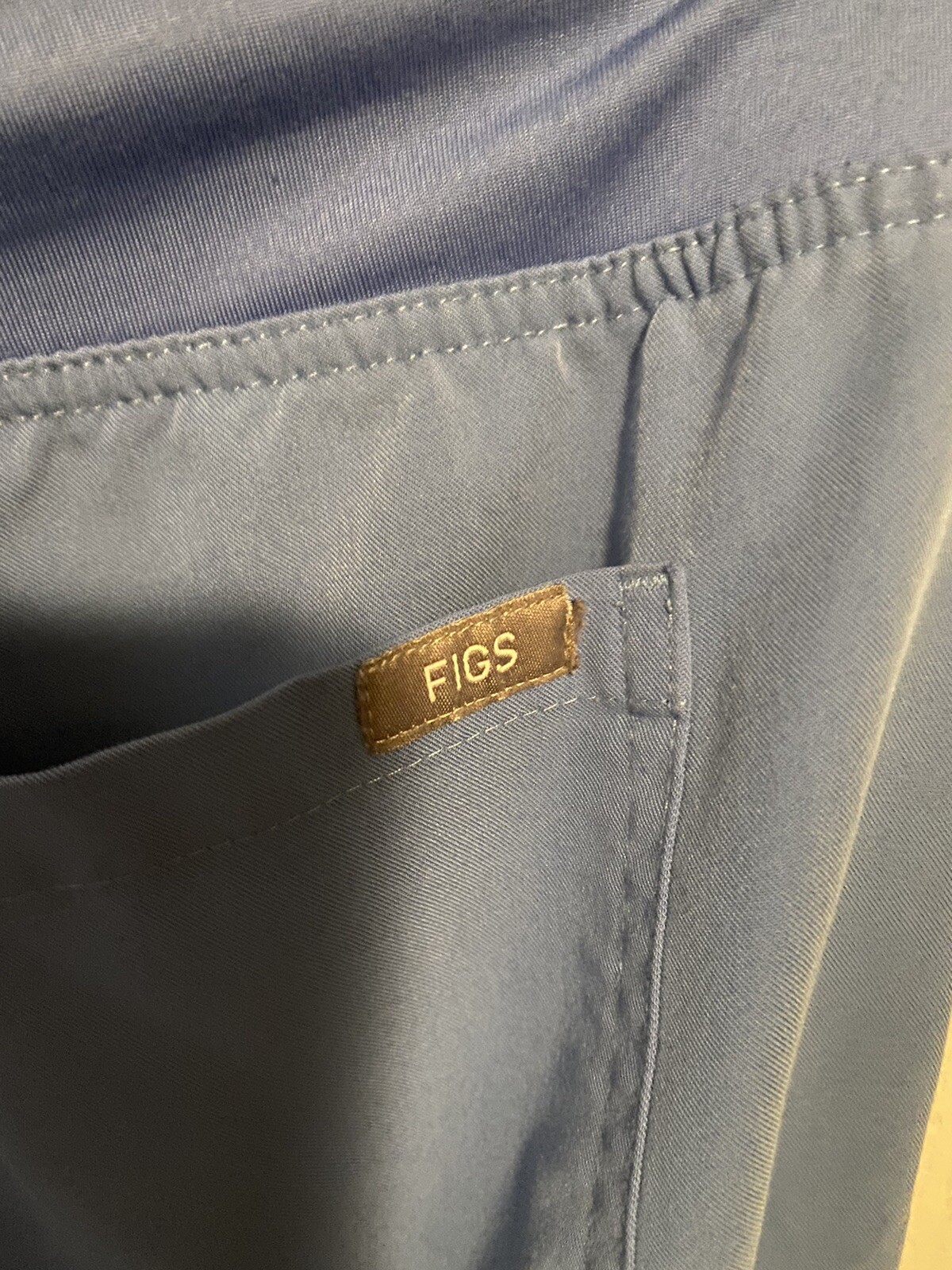Figs Scrub Pants Blue Womens XS L63