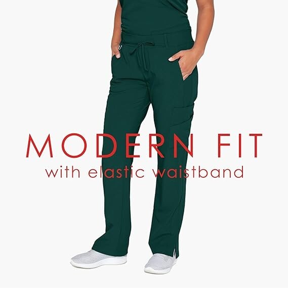 GREYS ANANTOMY PANTS 2218 IN BLACK, WHTE AND NAVY IN PETITE, REGULER AND TALL