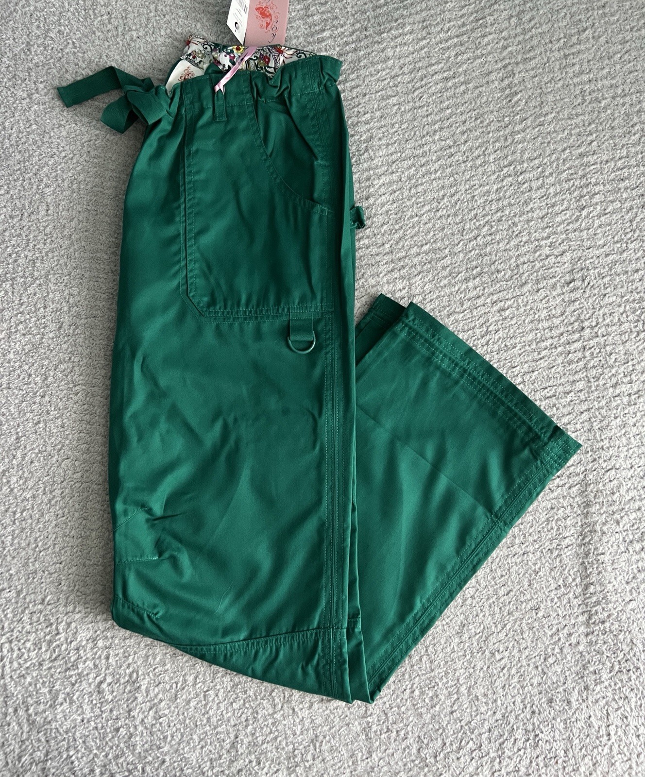 Koi Scrub Pants Lindsey Women’s Sz Medium Tall MT Hunter Green Nursing Medical