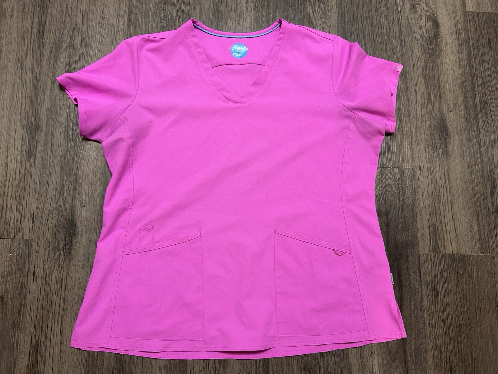 Zavate 1165 Pink Scrubs Top Women’s XL