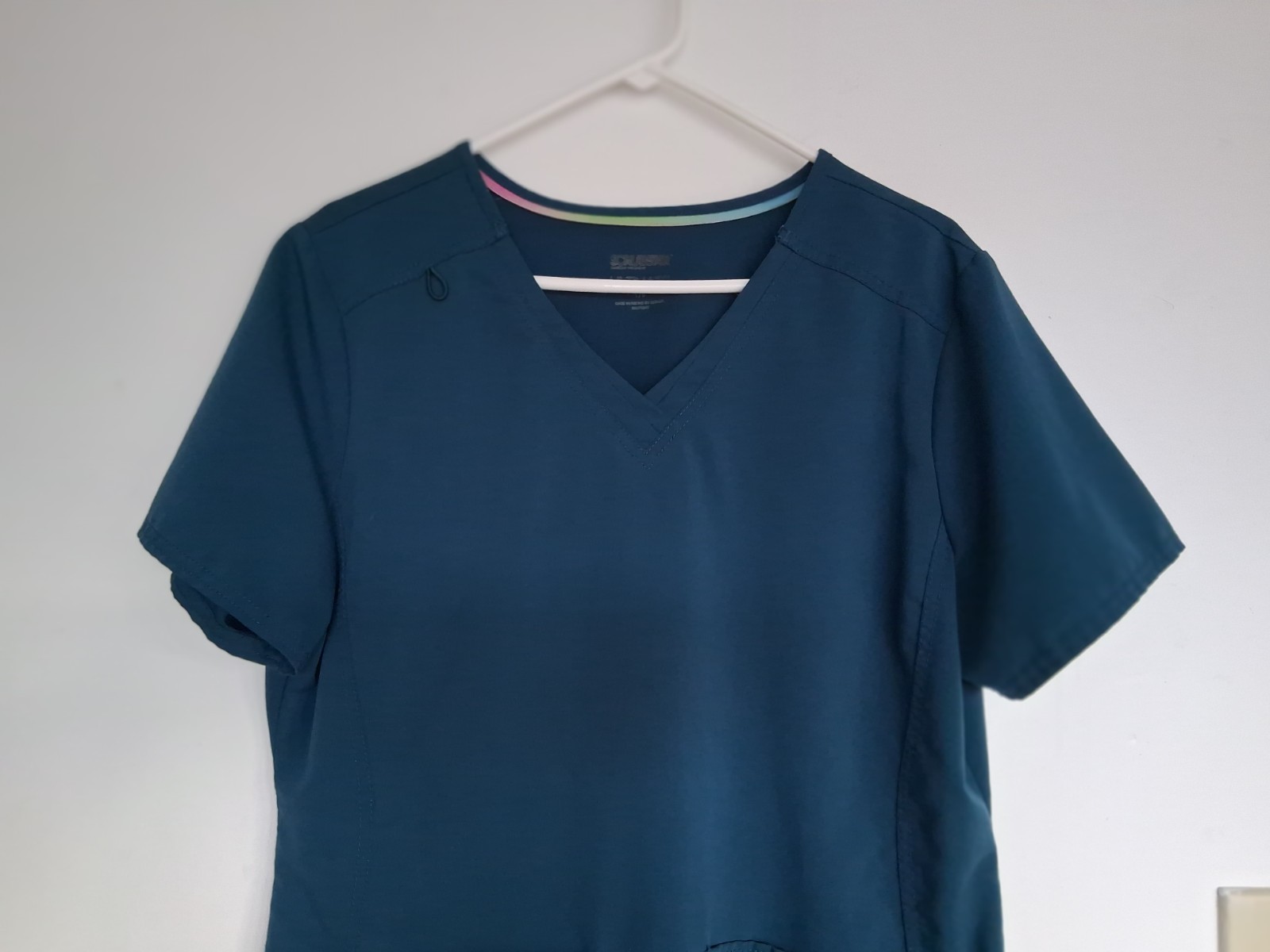 Sz L Scrubstar Ultimate teal green top. “Deep Slate” Style WM12T900A. Excellent