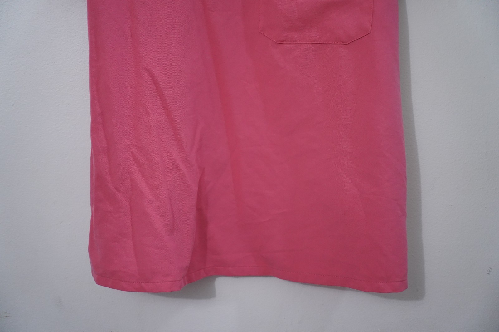FIGS Size Large Catarina Scrub Top Pink Polyester Sleeveless Women PO 3328