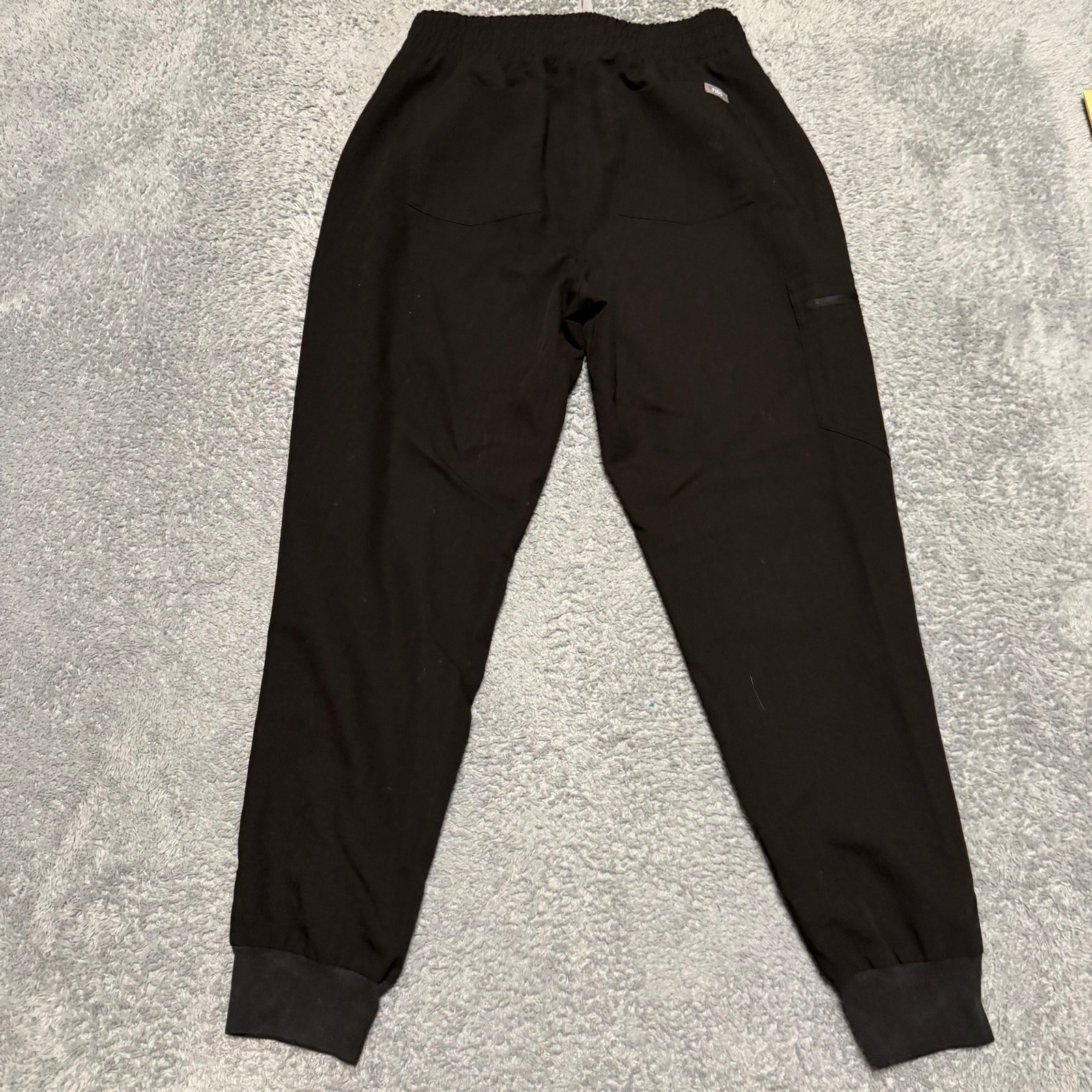 Figs Scrub Pants Womens Small Petite Black Jogger Ankle