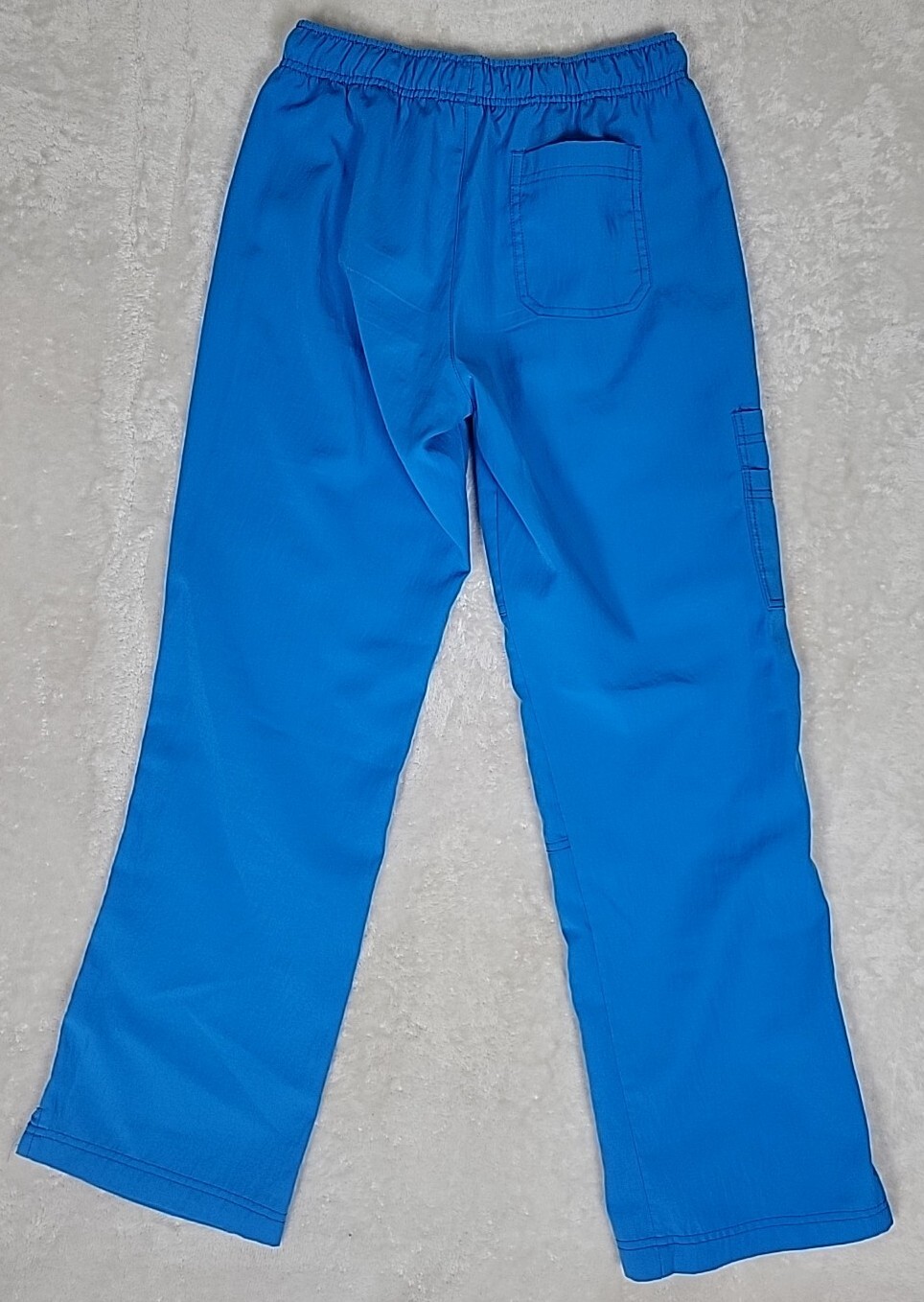 WonderWink Scrubs S Woman’s Bright Blue Pants Many Pockets