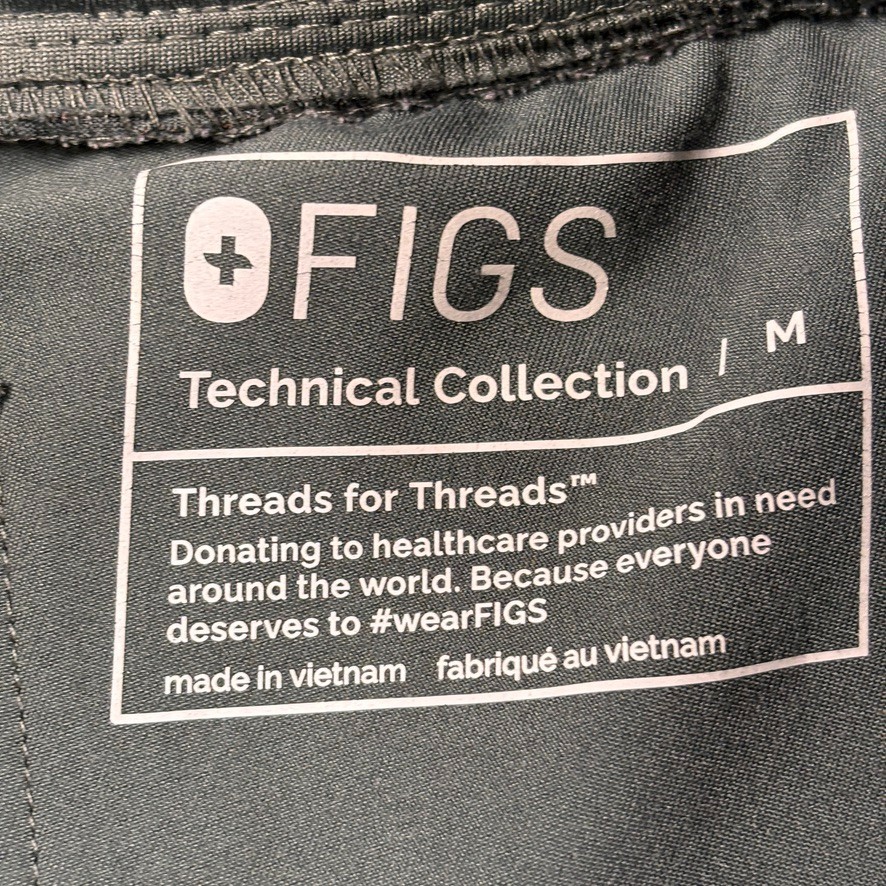 FIGS Zamora Scrub Jogger Pants (Lot of 2) Womens M Green & Gray W18SW2005