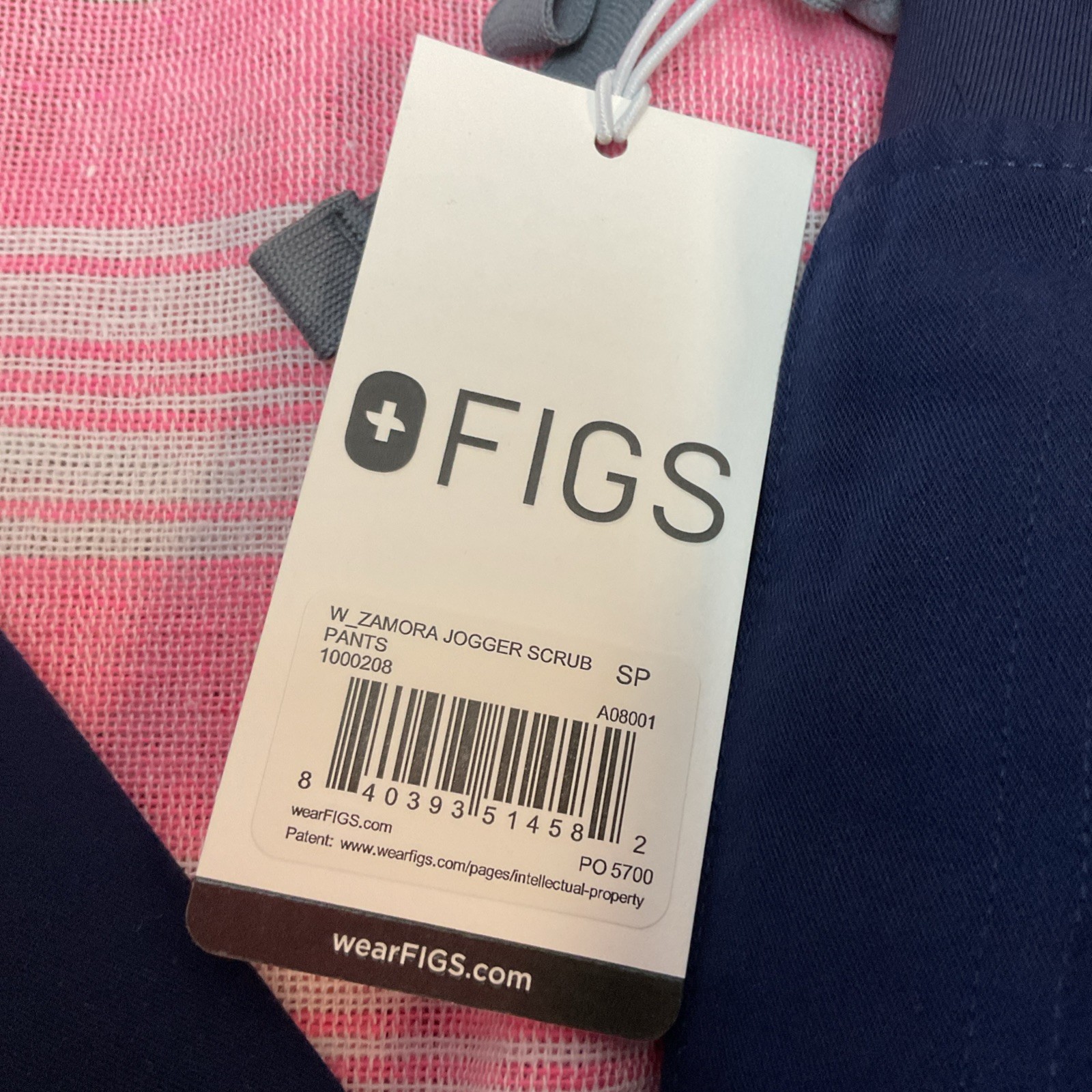 FIGS Women’s Solid Zamora Jogger Scrub Pant, navy , Small✅