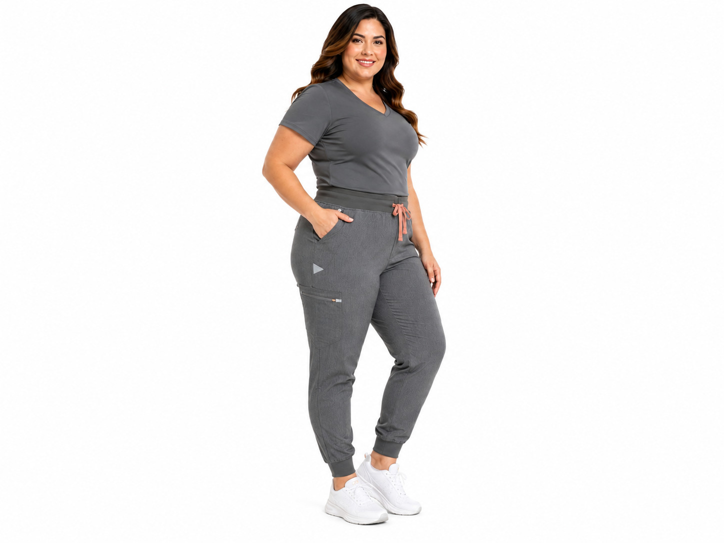 FIGS women’s Heather Denim Zamora Jogger Scrub PPANTS ONLY 3XL