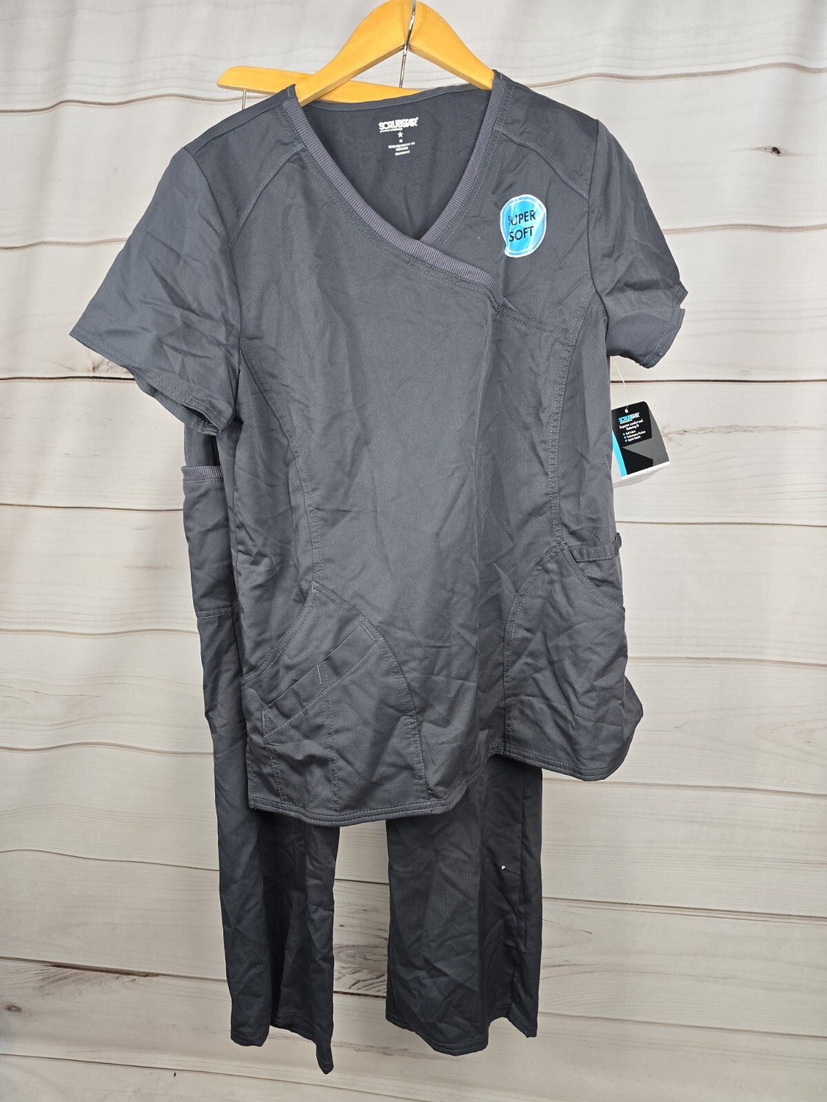 Women Scrubs Pants Female Medical with Pockets Regular M New #B