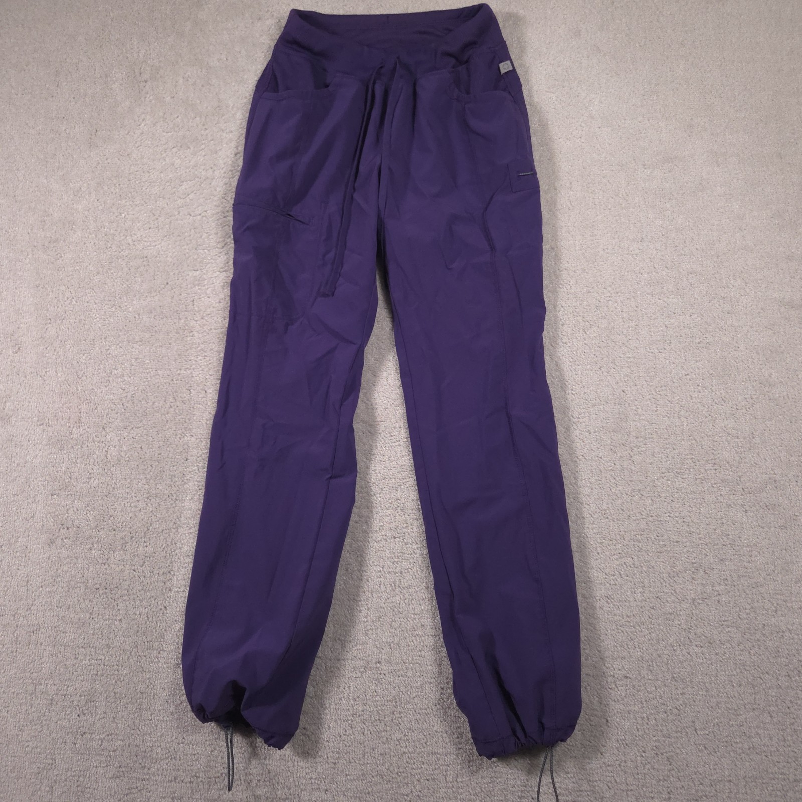Cherokee Uniforms Drawstring Jogger Scrub Pants Women’s XS Purple Infinity Nurse
