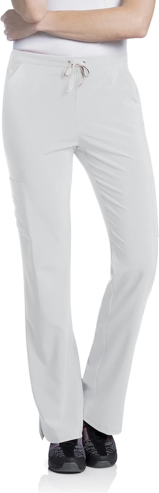 Urbane Women Performance Tailored Fit Stretch Scrub Pants Style9312 Violet/White