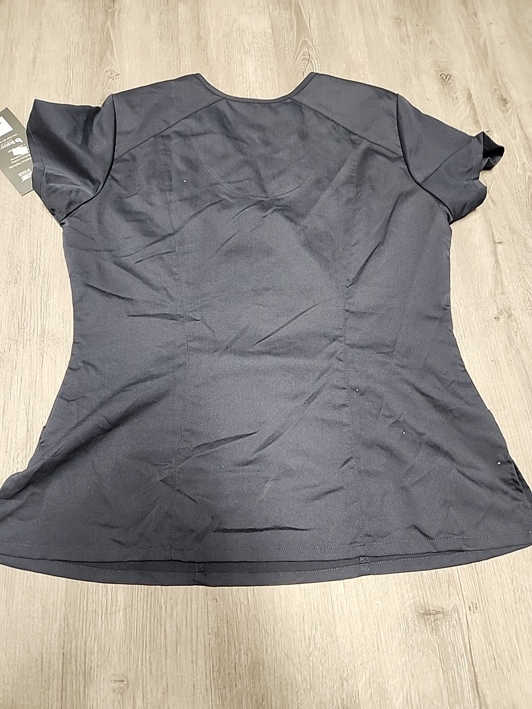 Sanagel Logo Gray Greys Anatomy Medical Dental Vet Scrub Top Womens Large