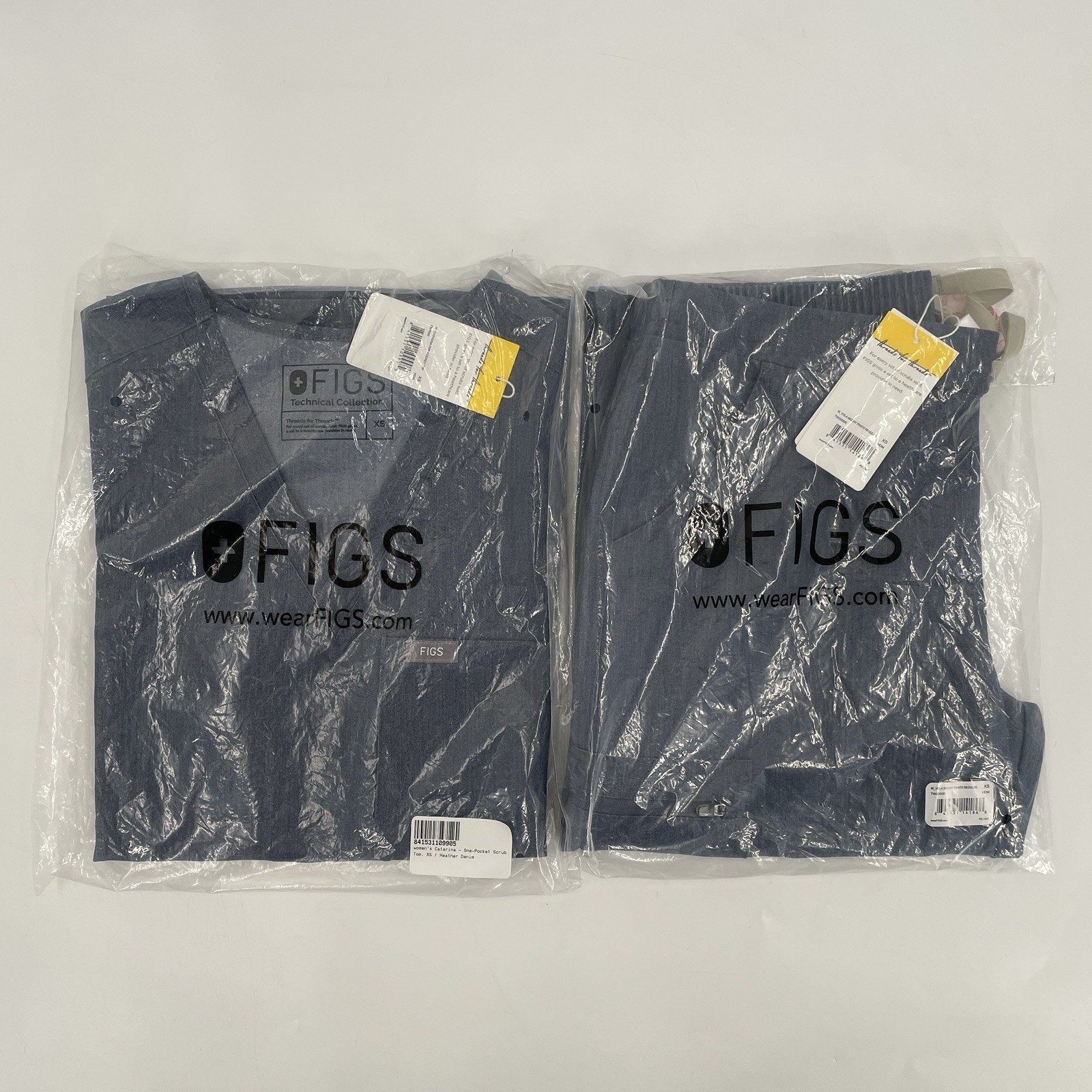 Figs Scrub Set Women’s Size XS in Gray – Yola Skinny Pants and Catarina Top