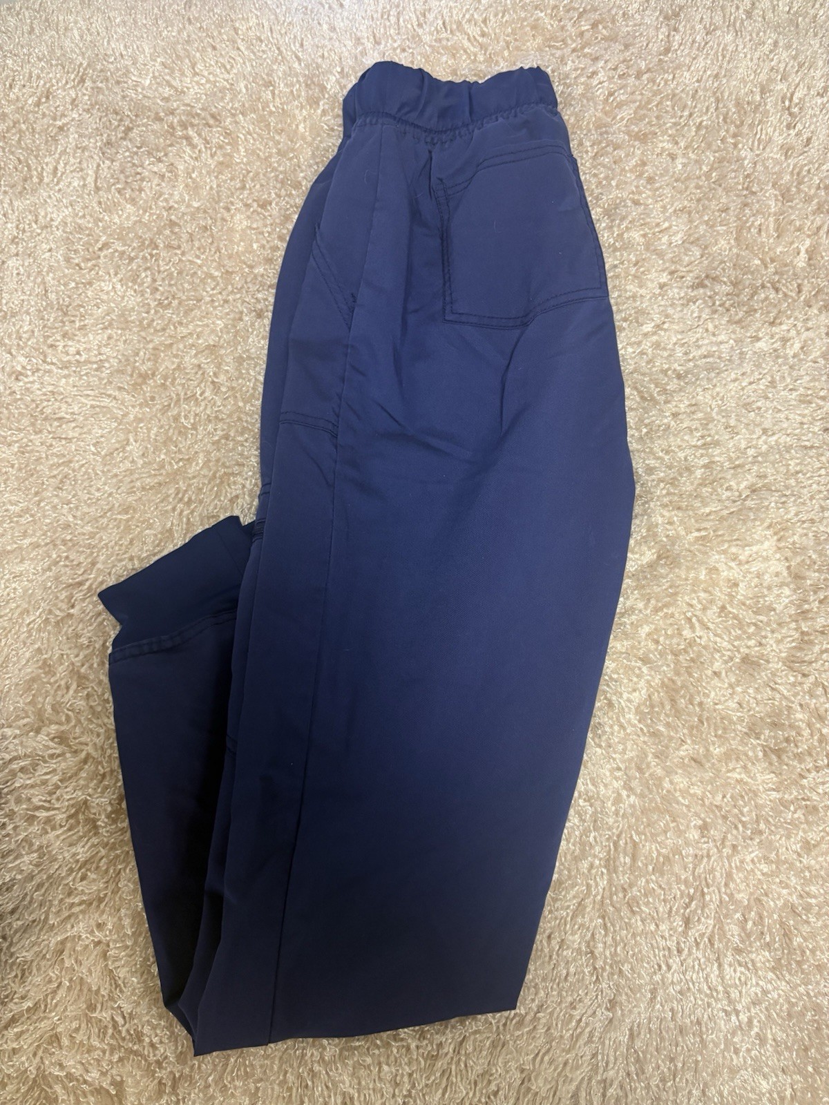 Scrubstar Indigo XS Medical Scrub Pants Polyester Rayon Spandex WM12B104A