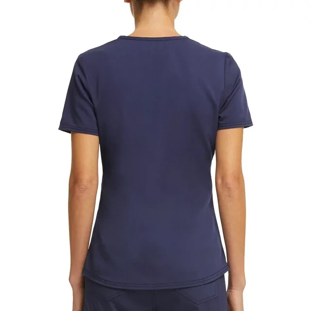 Scrubstar Women size XS Ultimate Stretch Twill Criss Cross V-Neck Top WM12T900A
