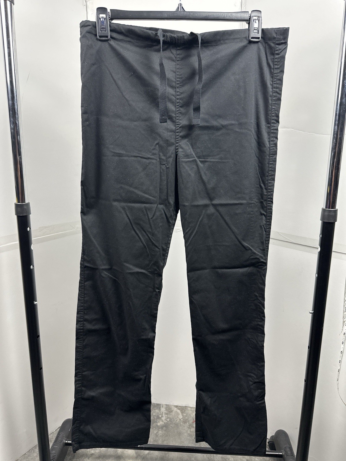 Zavate Uniforms Scrub Pants Women’s XS Black Drawstring Elastic Waist Pockets