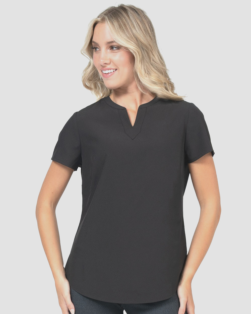 Zavate NEW Charcoal Gray Short Sleeve Scrub Womens Choose Free Shipping (CC300)
