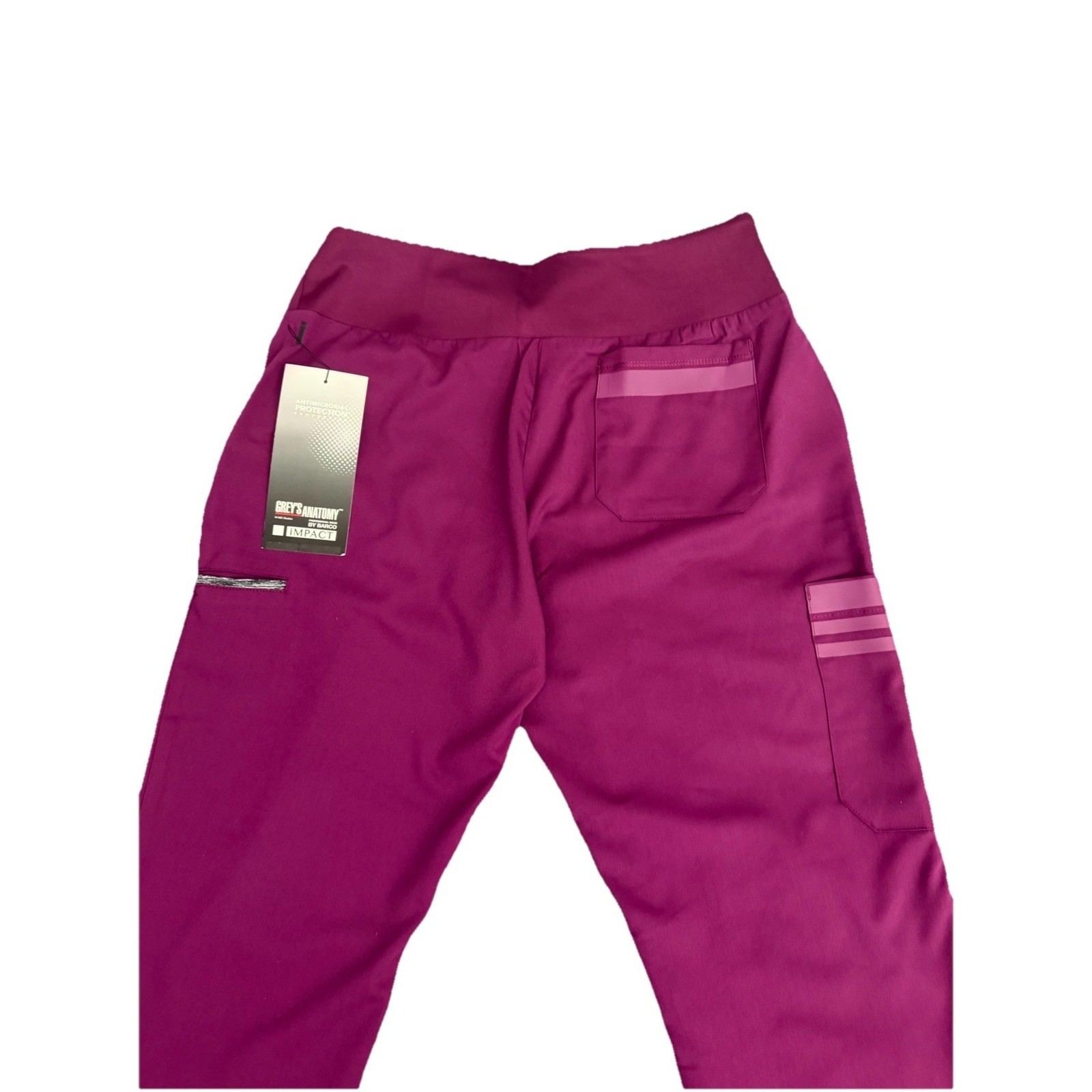 Barco Women’s Grey’s Anatomy Impact G1P554 Medical Scrub Wine Pants Size MP New