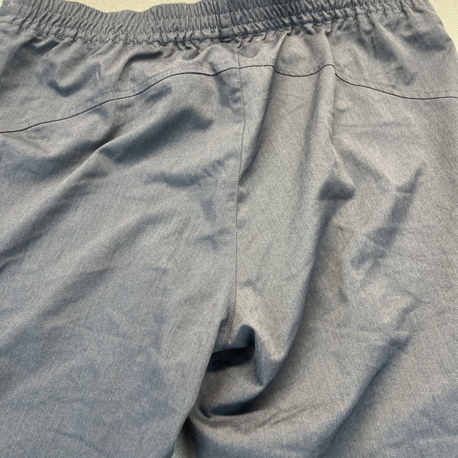 Healing Hands Scrubs Pants Ladies Sz Large Purple Label Made in Vietnam Pewter