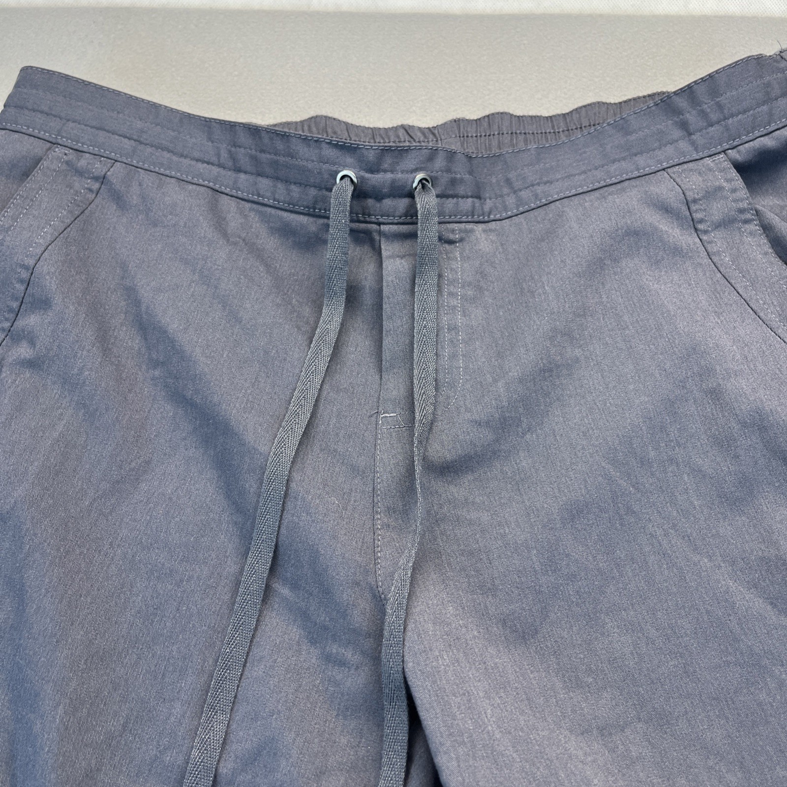 Healing Hands Scrubs Pants Ladies Sz Large Purple Label Made in Vietnam Pewter