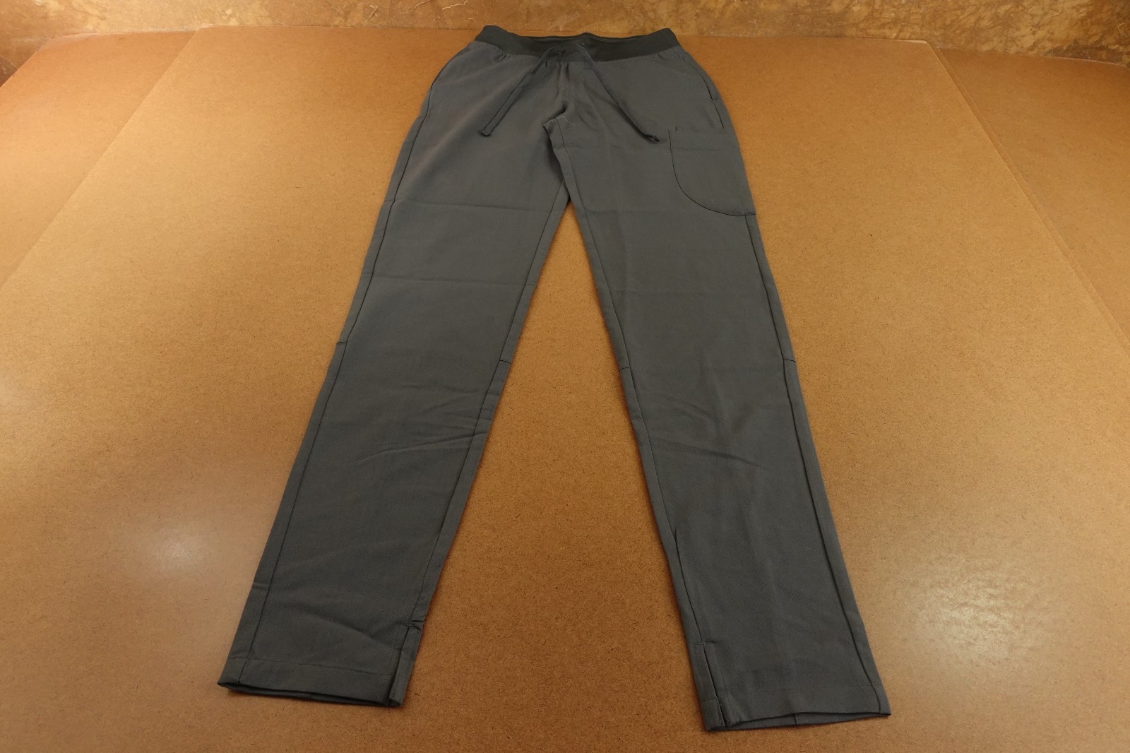 Mandala Womens Size XXS Tall Pewter Slim Fit 6 Pocket Scrub Pant NWT
