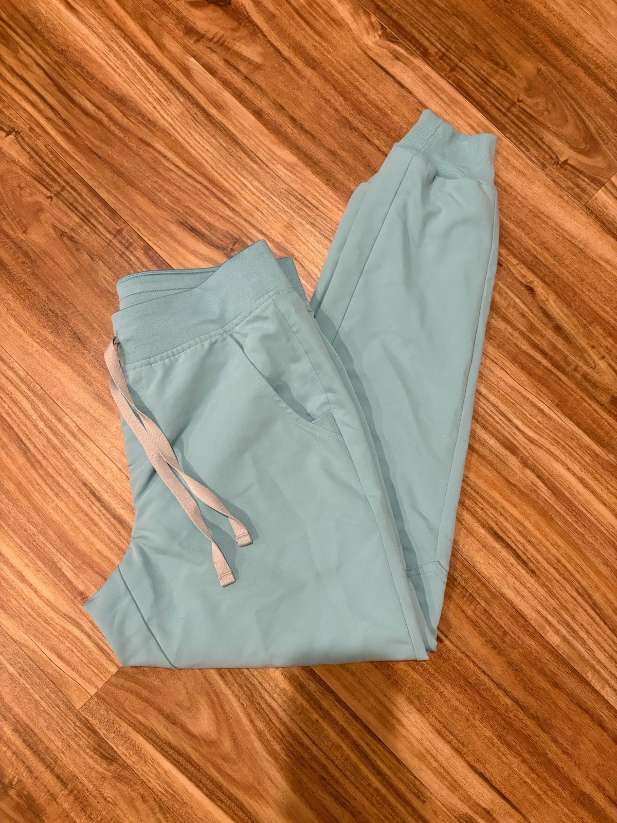 Figs Zamora Jogger Scrub Pants Bottoms Seaglass size Small Regular Length