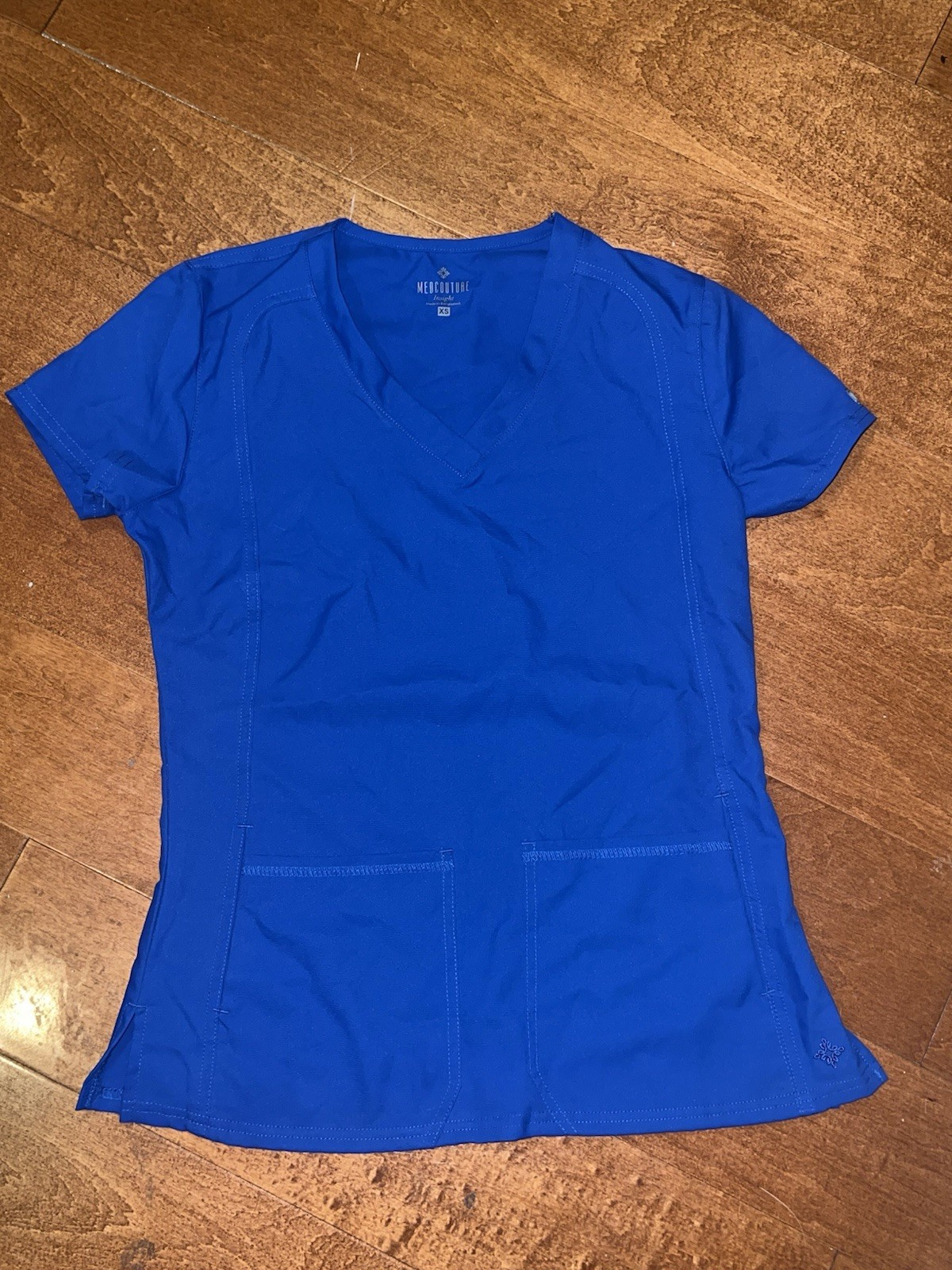 med couture scrub top xsmall royal