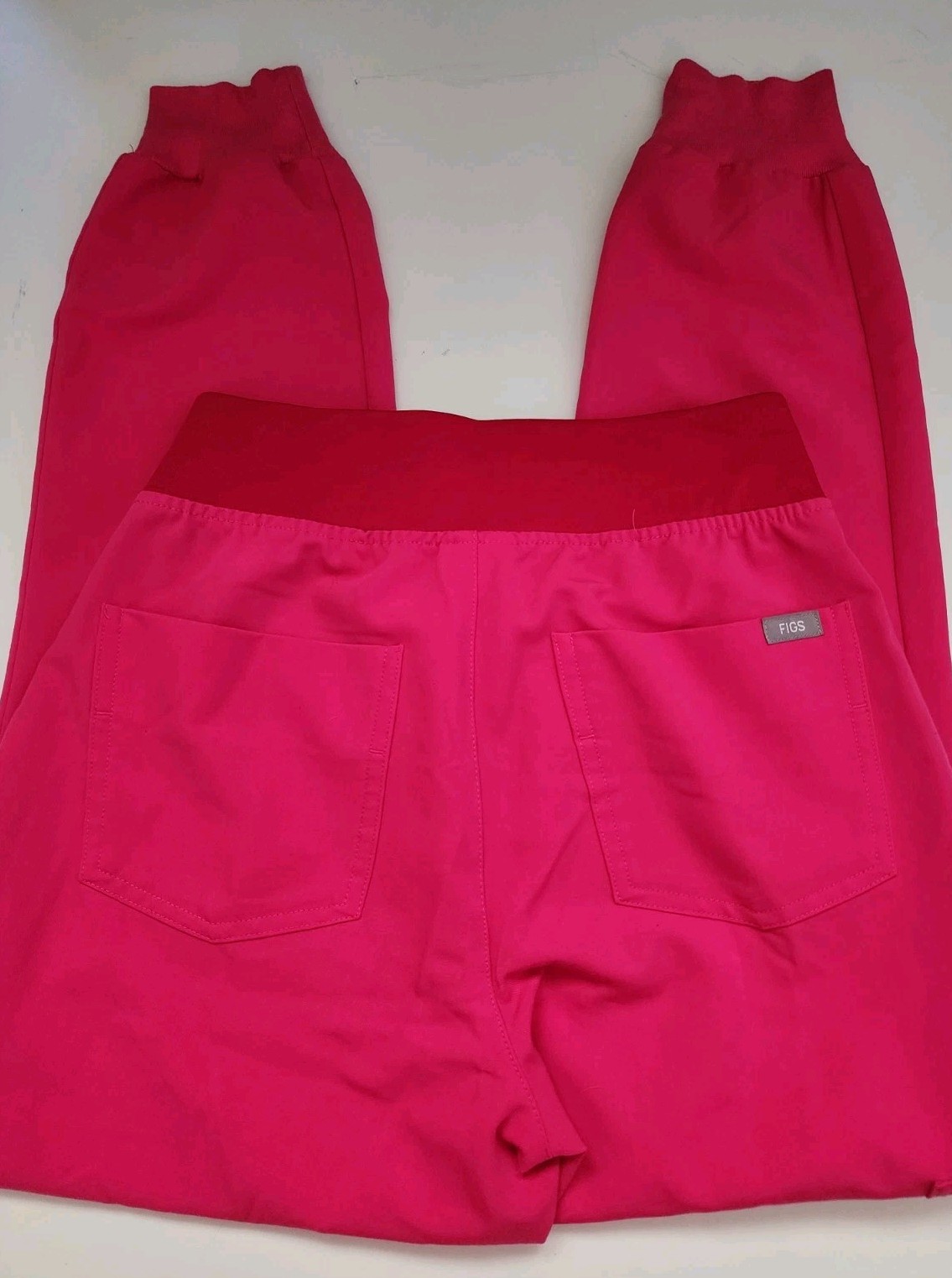FIGS Set, Rafaela Oversized Scrub Top XXS W/ Zamora Joggers XSP, Shocking Pink