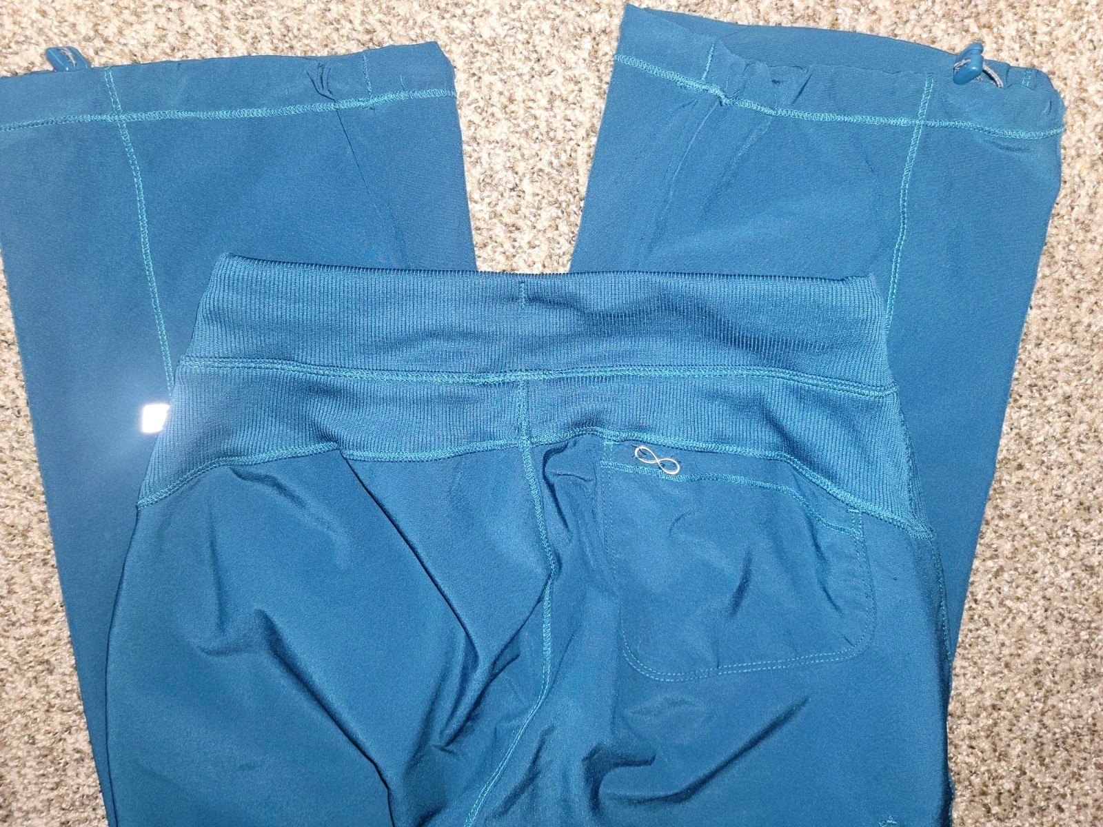 Cherokee Infinity Womens Scrub Pants Caribbean Blue Smal Reg 30″ 1123A