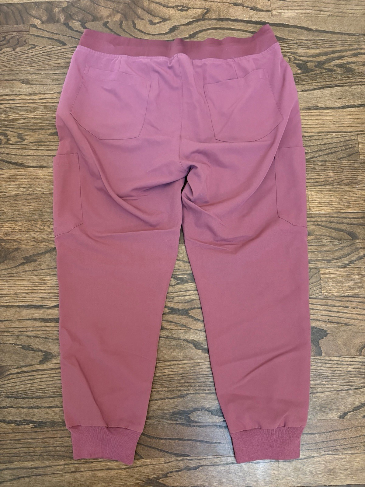 Mandala Scrubs Women’s Deep Mauve Large Petite Jogger Pants